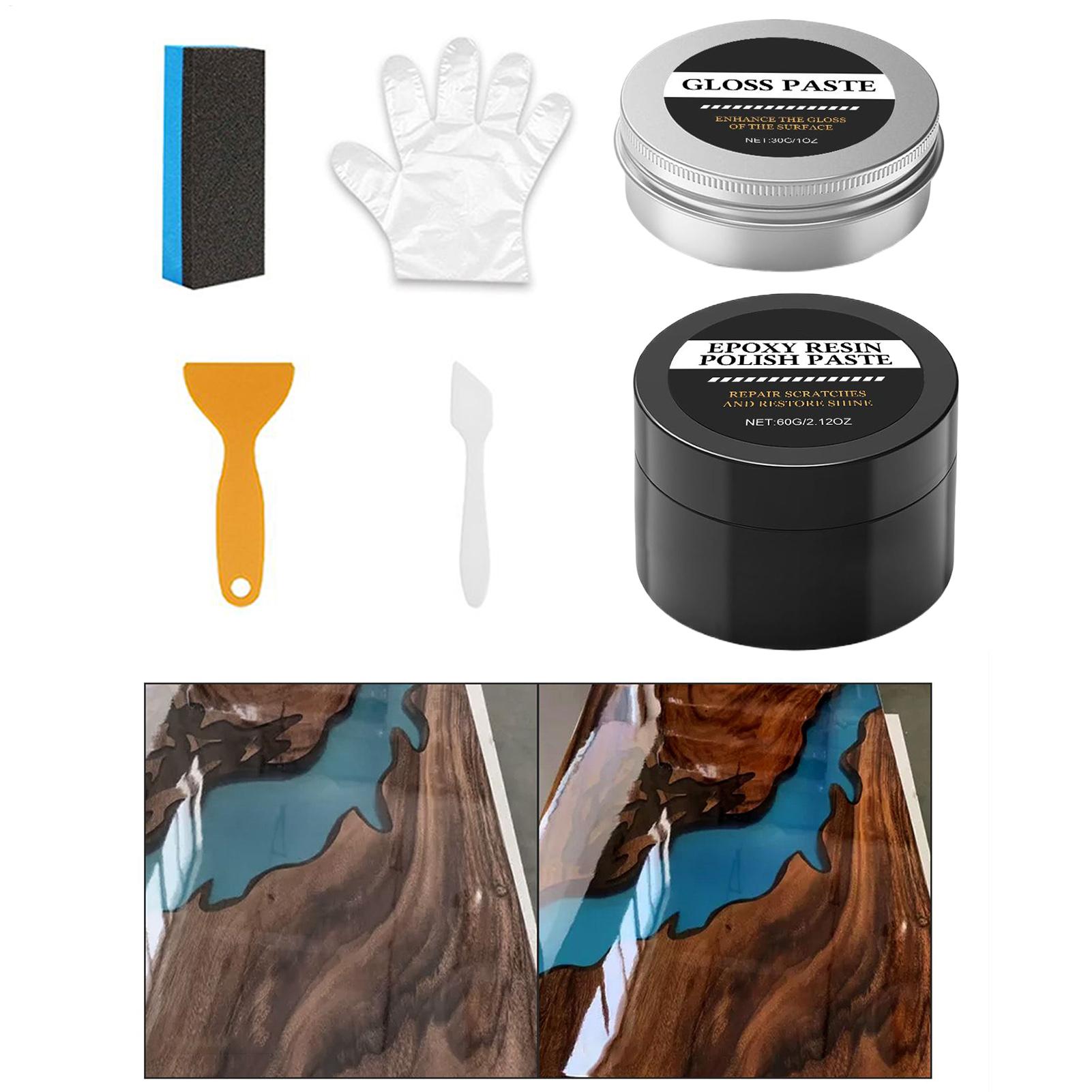 Resin Art Table - Resin Polishing Kit Epoxy Resin Scratching