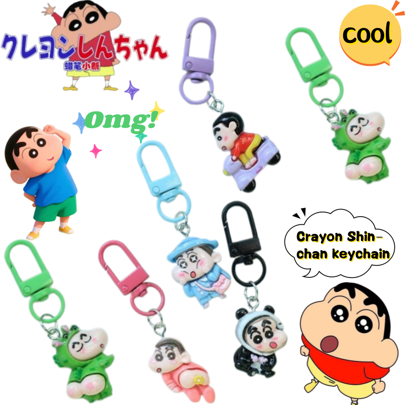 Resin Art Toys - Crayon Shin-chan Keychain High Color Value