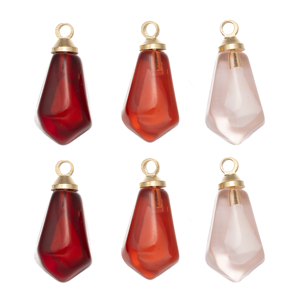 Resin Art Materials - 10pcs/Lot Fruit Pomegranate Seed Pendant For