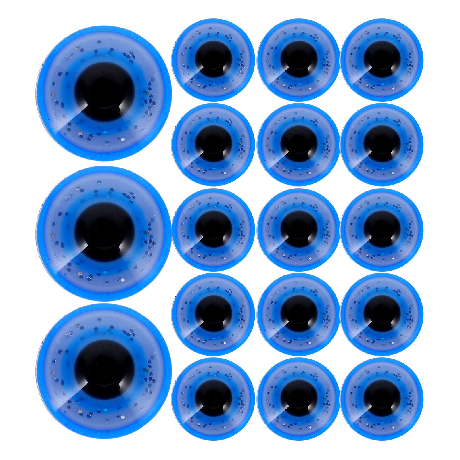 Resin Art Keychain Design - 100Pcs Evil Eye Flatback Resin Beads