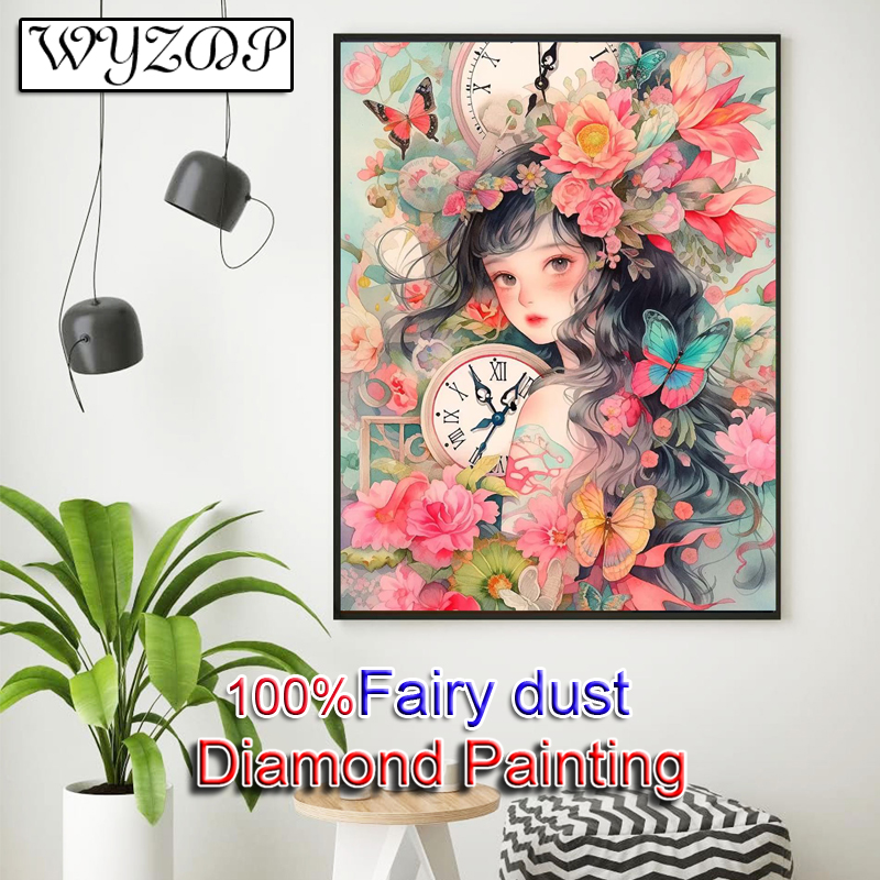 Resin Art Wallpaper - WYZDP 100% Fairy Dust Diamond Painting