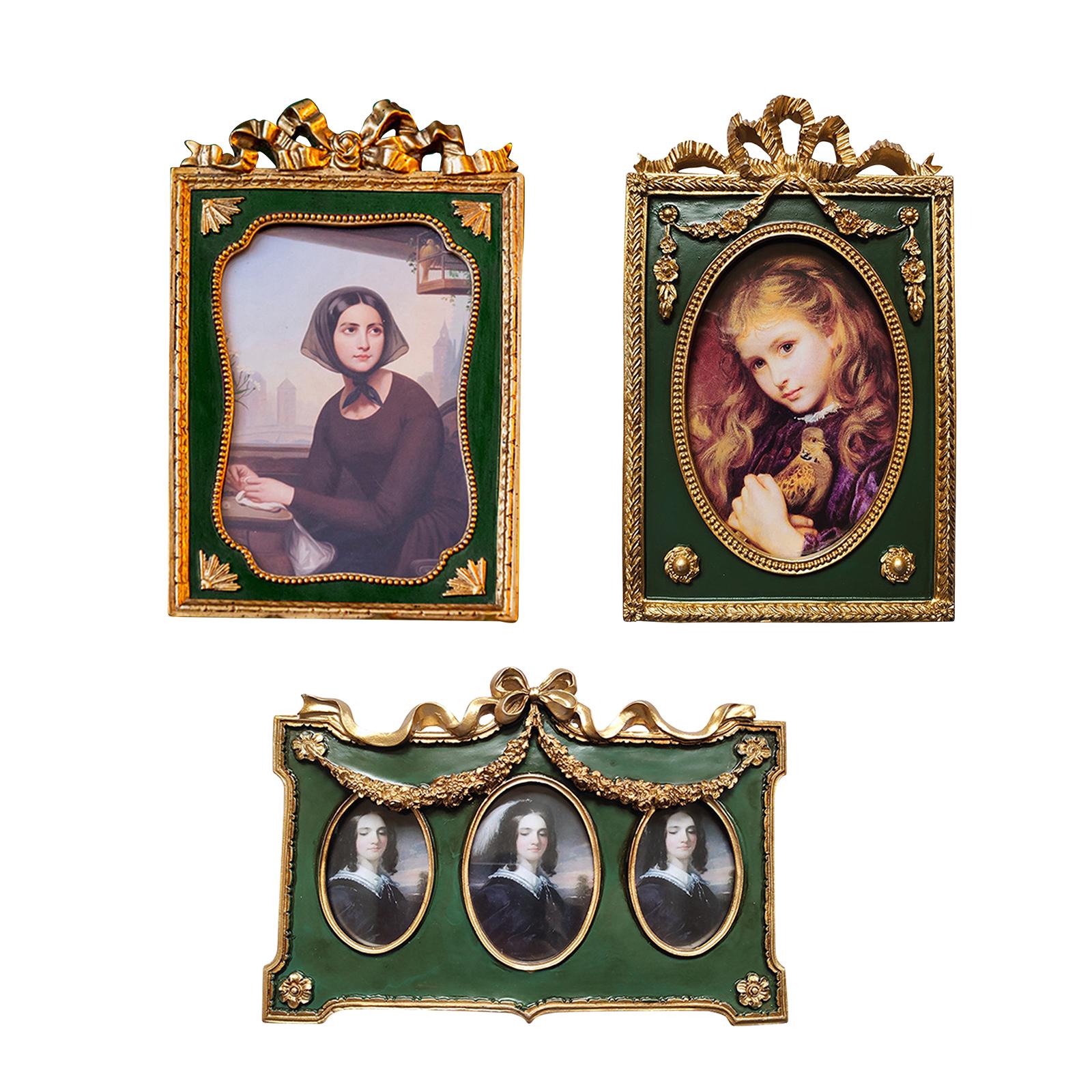 Resin Art Hanging - Antique Resin Photo Display Frame Tabletop