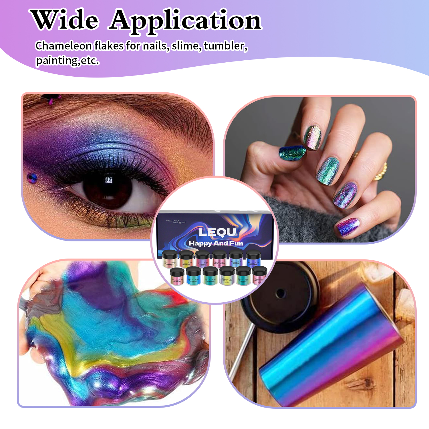 1 Set Chameleon Powder Nail Ch - Resin Dye Opaque 리뷰 및 가격