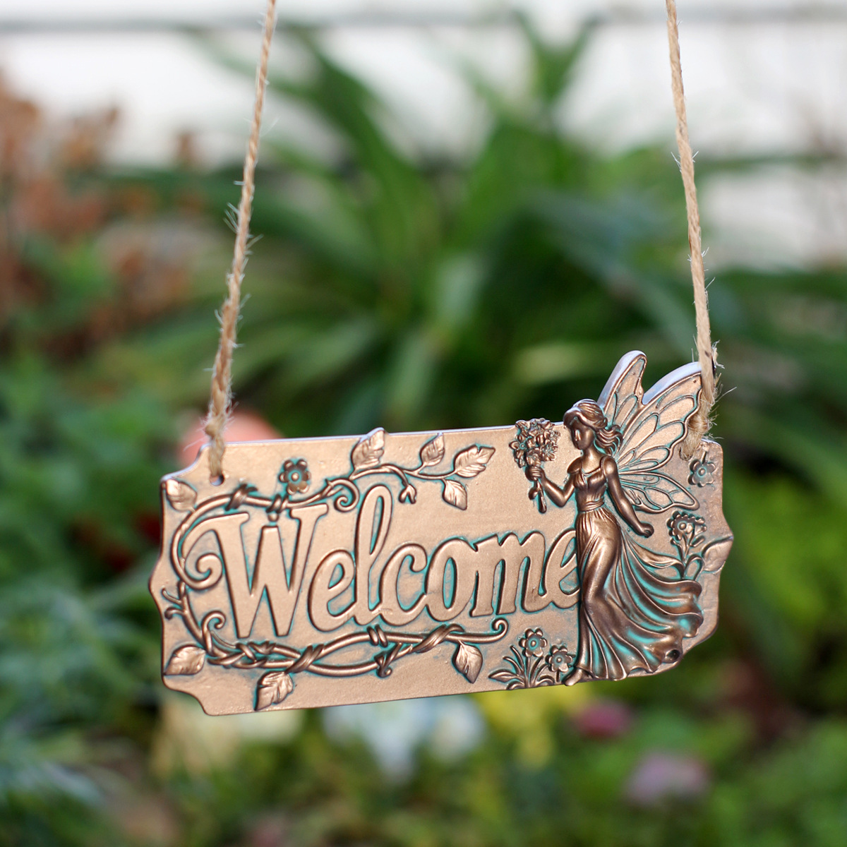 Copper Fairy Welcome Sign Hang - Resin Art Hanging 리뷰 및 가격