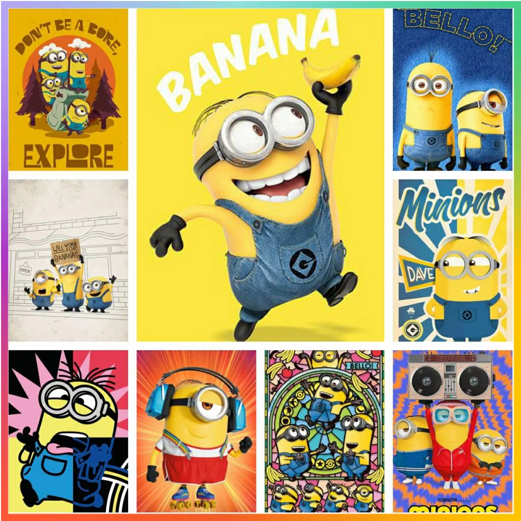 Cartoon Lovely Cute-M-Minions  - Resin Art Kits For Adults 리뷰 및 가격