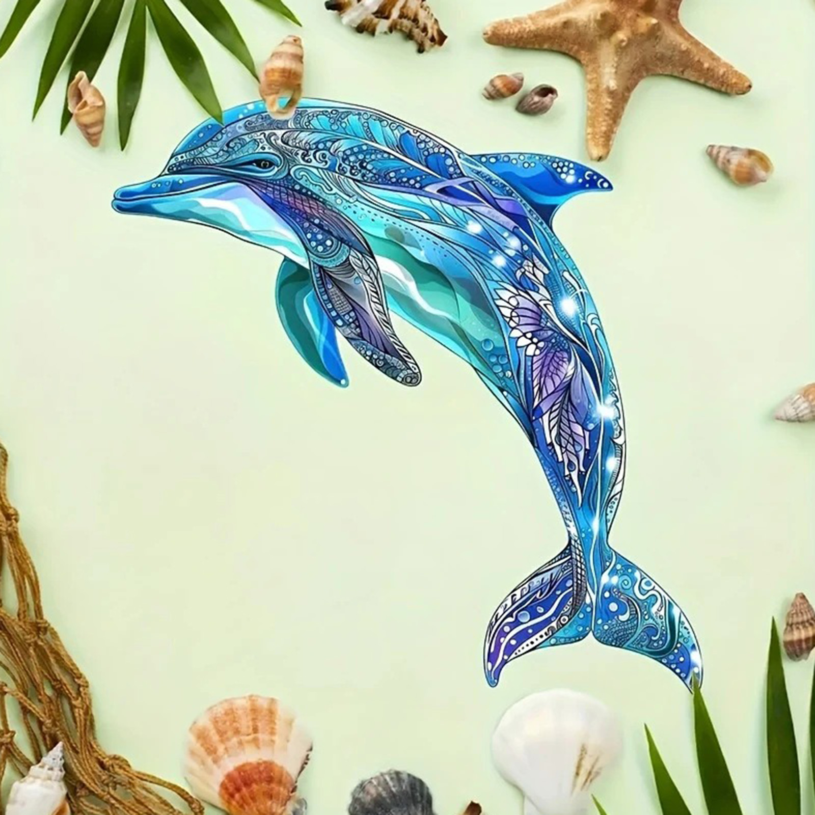 Dolphin Metal Wall Decor Brigh - Resin Art Hanging 리뷰 및 가격