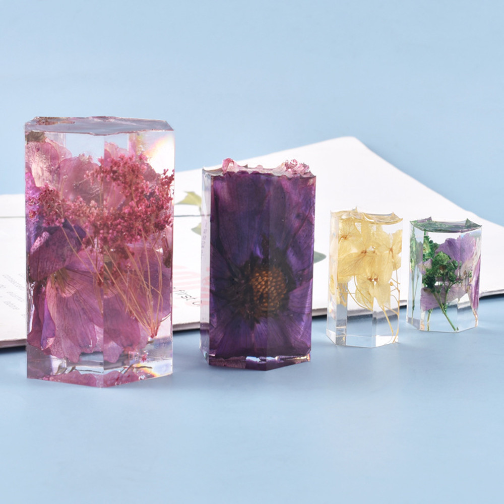 Cylinder Silicone Mold Hexagon - Resin Art Table 리뷰 및 가격