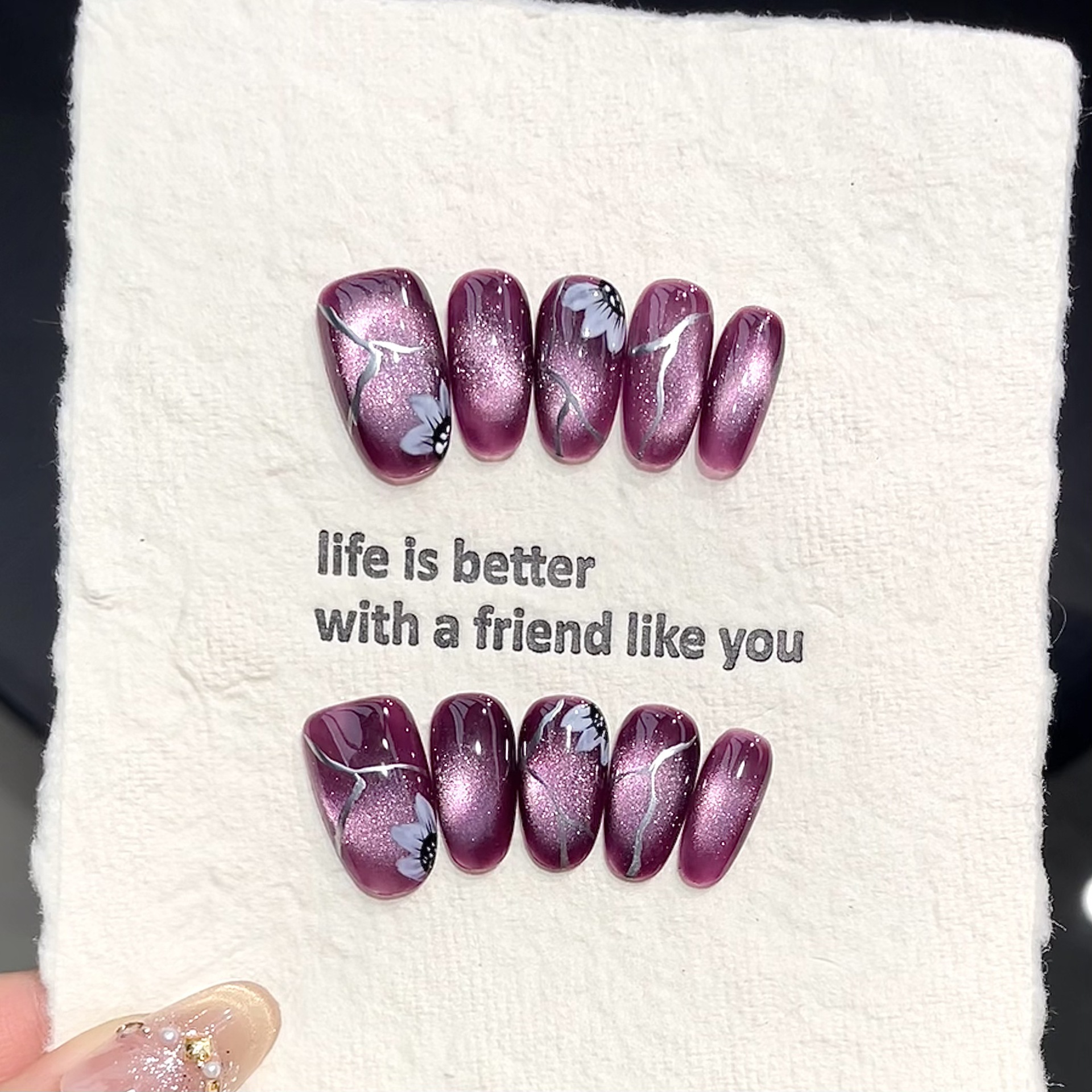 10pcs Handmade Pressed Oval Na - Resin Art Glitter 리뷰 및 가격