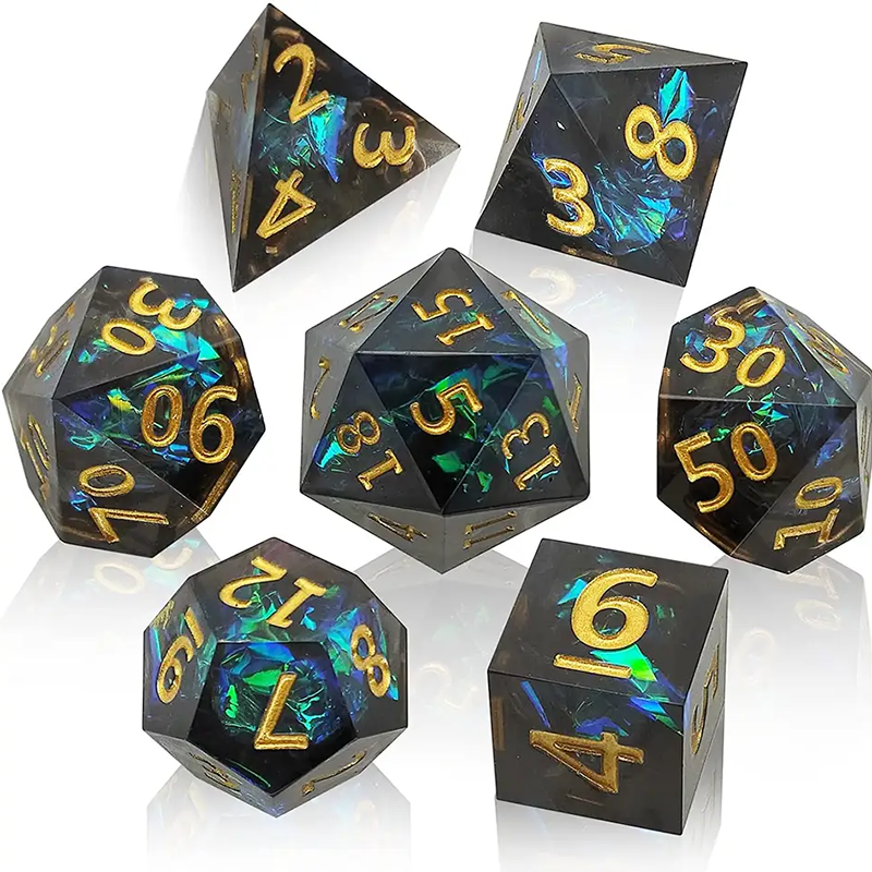 7PCS resin sharp polyhedral di - Resin Art Table 리뷰 및 가격