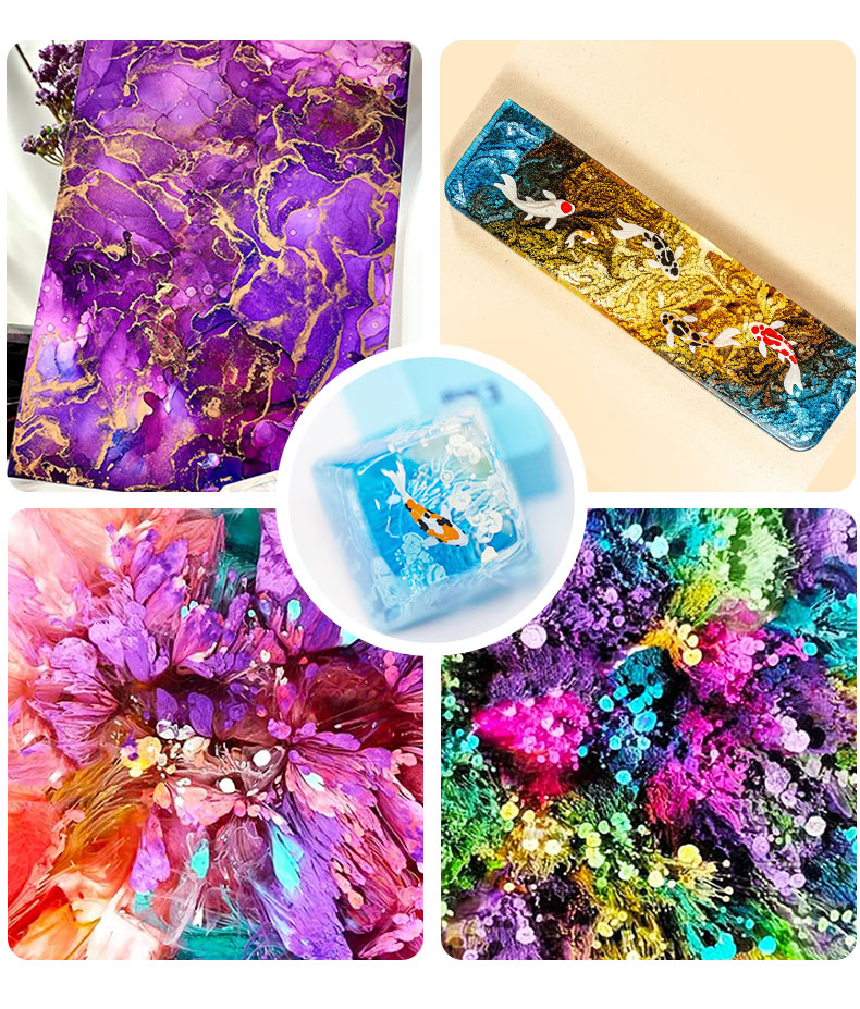 10ml Alcohol Ink Art Epoxy Res - Resin Dye Opaque 리뷰 및 가격
