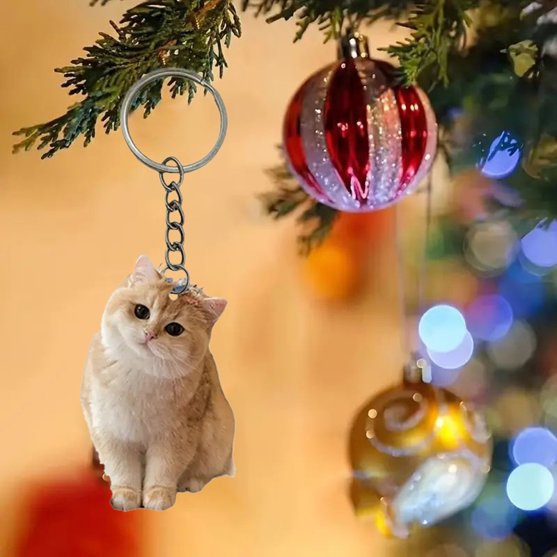 Black And White Cat Keychain 2 - Resin Art Keychain Design 리뷰 및 가격