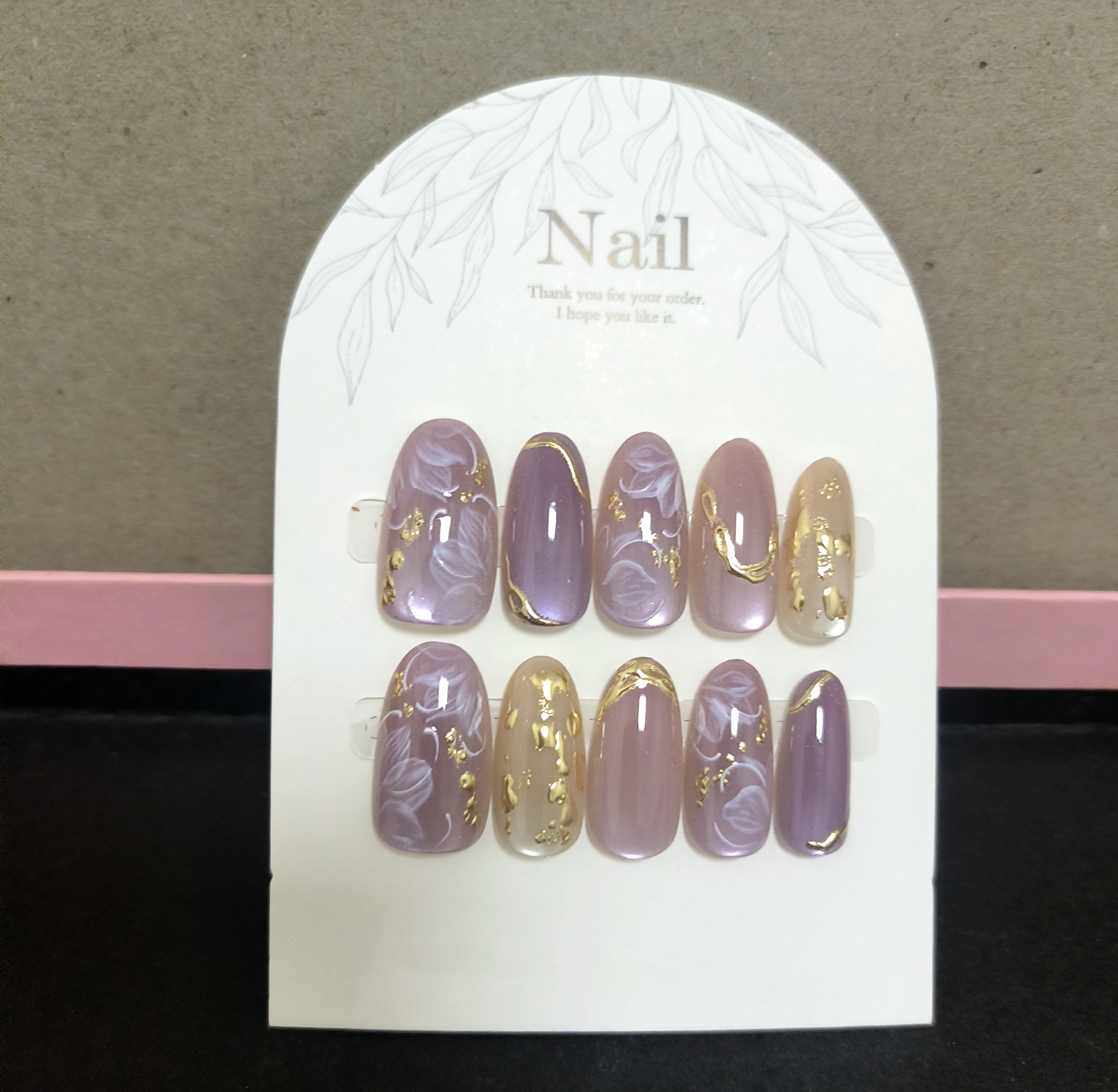 10pcs Handmade Press On Nails  - Resin Art Glitter 리뷰 및 가격