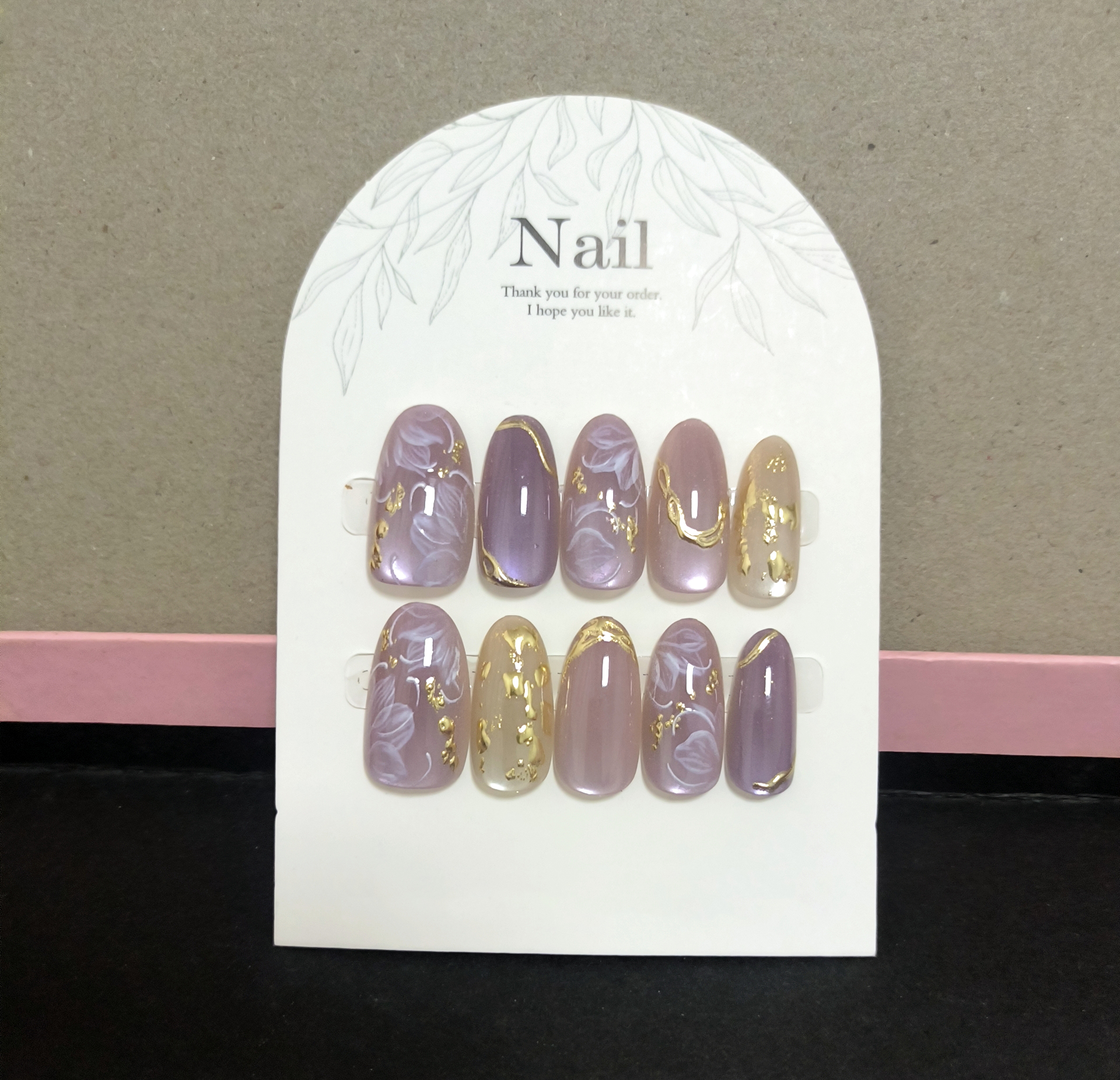 10pcs Handmade Press On Nails  - Resin Art Glitter 리뷰 및 가격