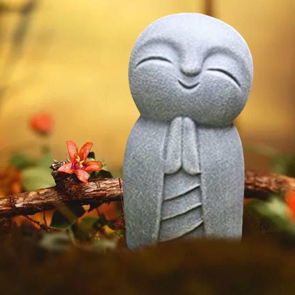 Jizo Monks Praying Statue Resi - Resin Art Baby Memories 리뷰 및 가격