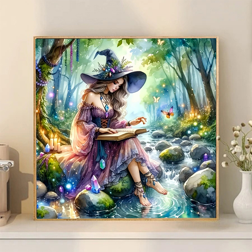 HUACAN Diamond Embroidery Witc - Resin Art Wallpaper 리뷰 및 가격