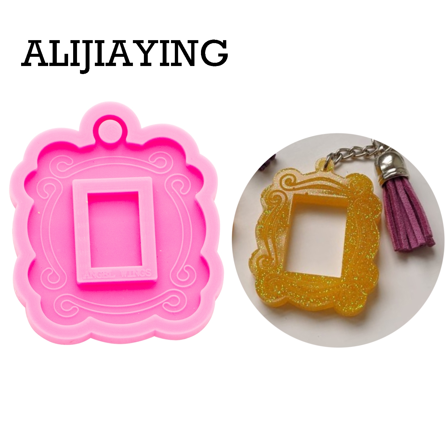 DY0262 Smooth art design Photo - Resin Art Keychain Design 리뷰 및 가격