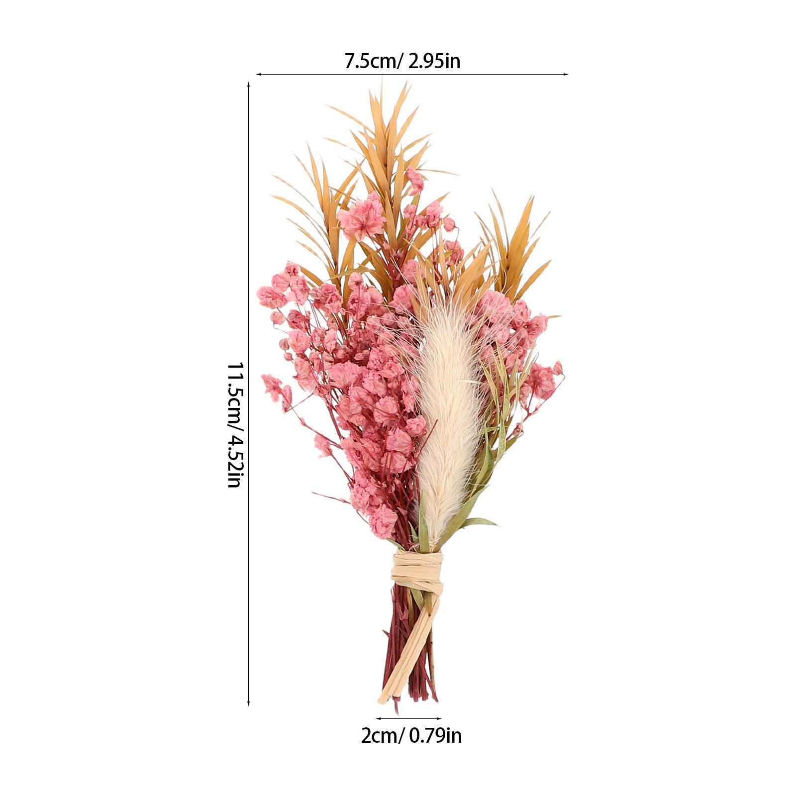 3Pcs Mini Dried Floral Bouquet - Dried Flower Pressed 리뷰 및 가격