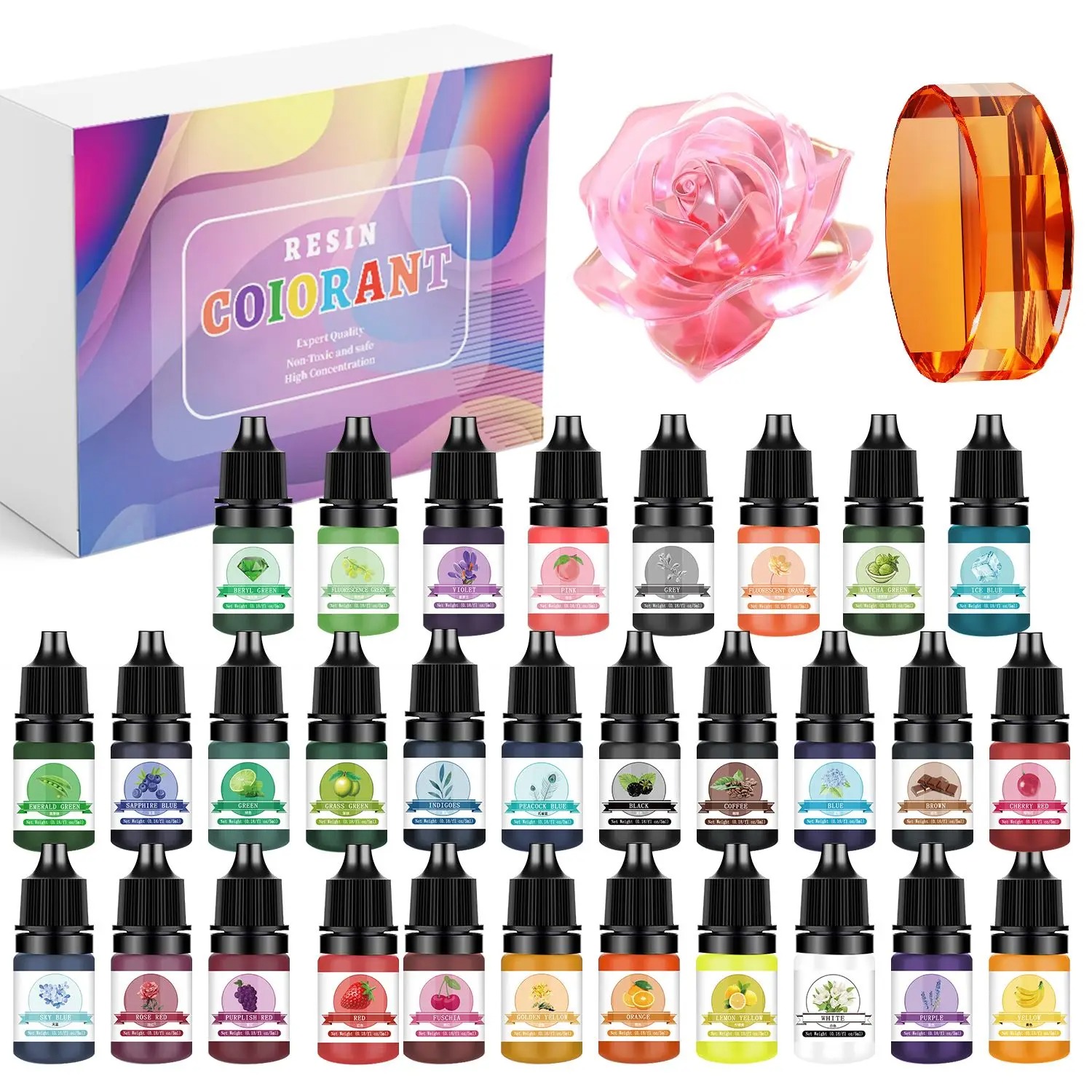 30Colors 5ml Epoxy Resin Pigme - Resin Dye Opaque 리뷰 및 가격