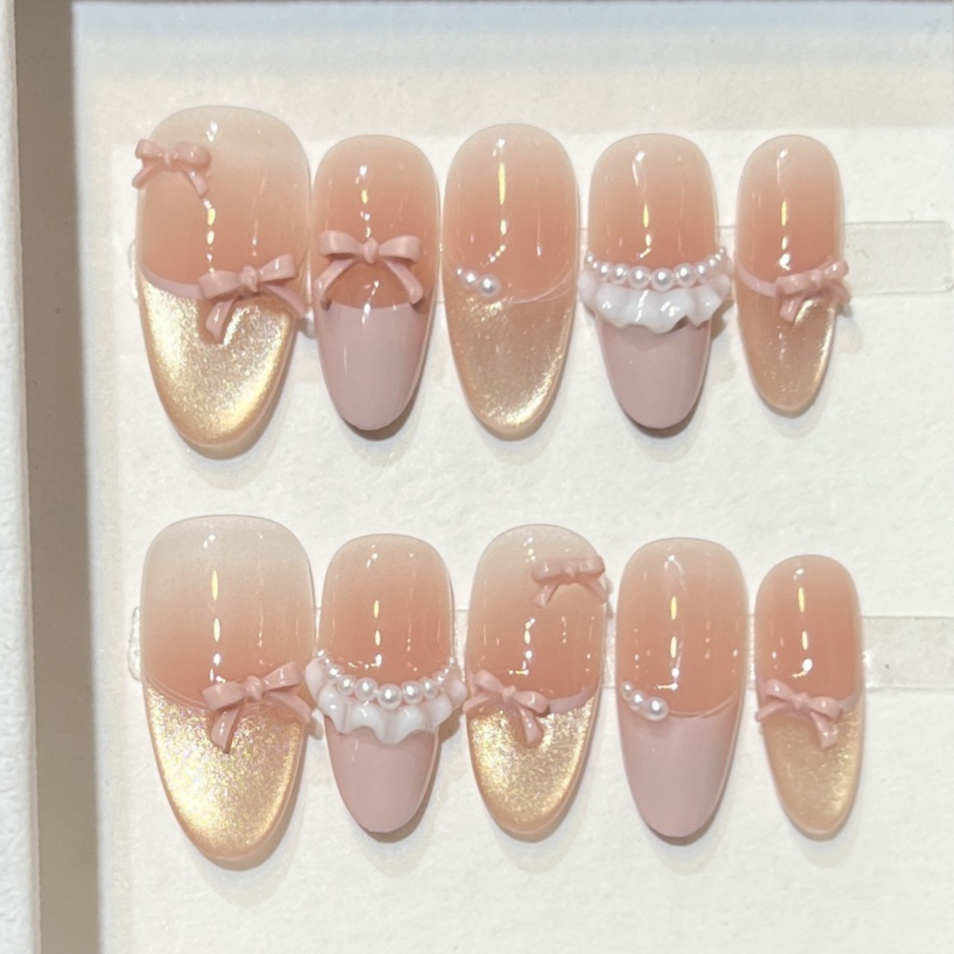 10pcs French Cat's Eye Handmad - Resin Art Design 리뷰 및 가격