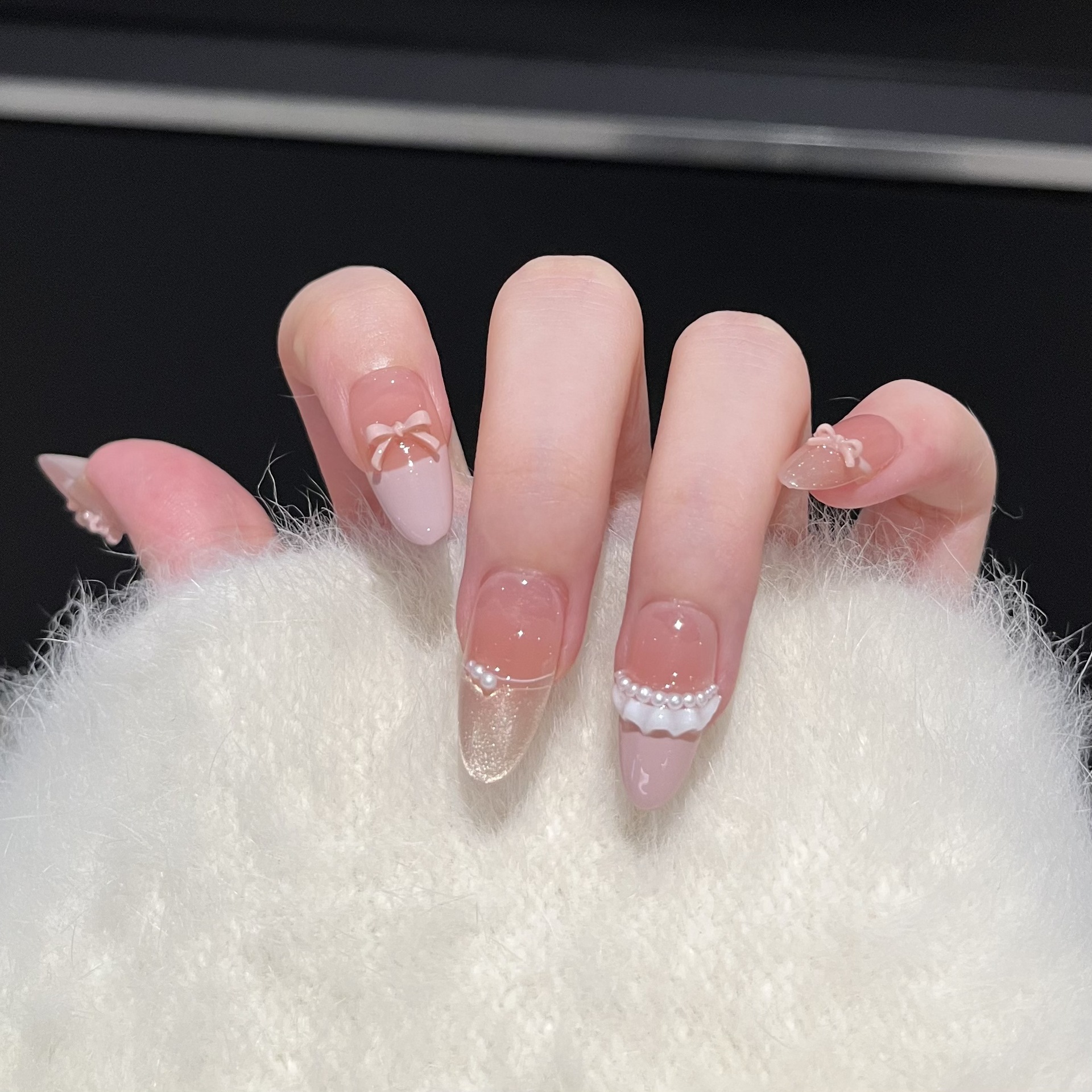 10pcs French Cat's Eye Handmad - Resin Art Design 리뷰 및 가격