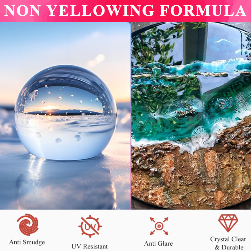 1:1 Crystal Clear Epoxy Resin  - Resin Art Table 리뷰 및 가격
