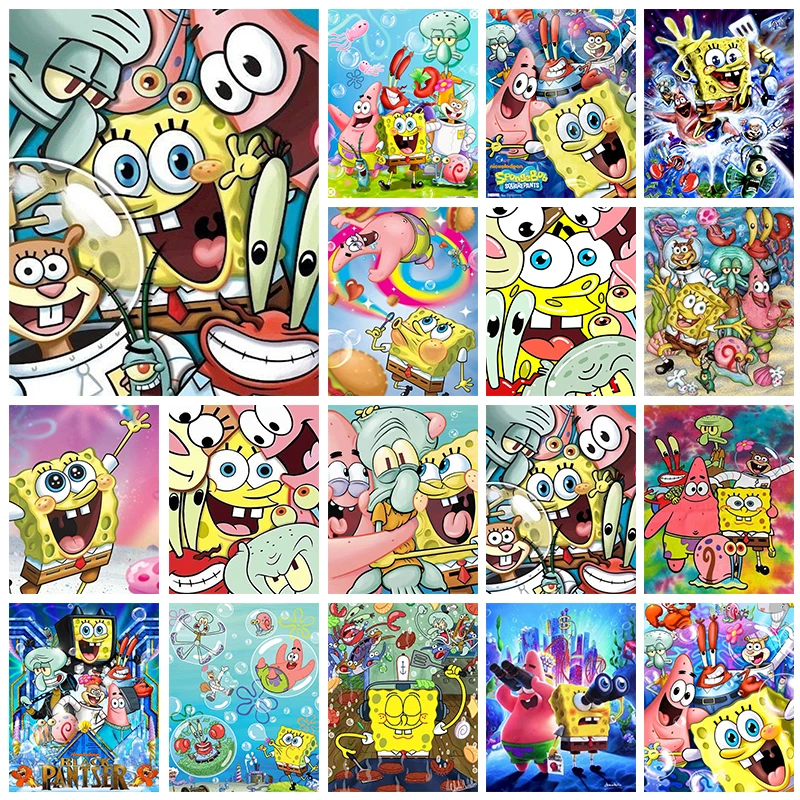 Handmade DIY SpongeBob Diamond - Resin Art Painting 리뷰 및 가격