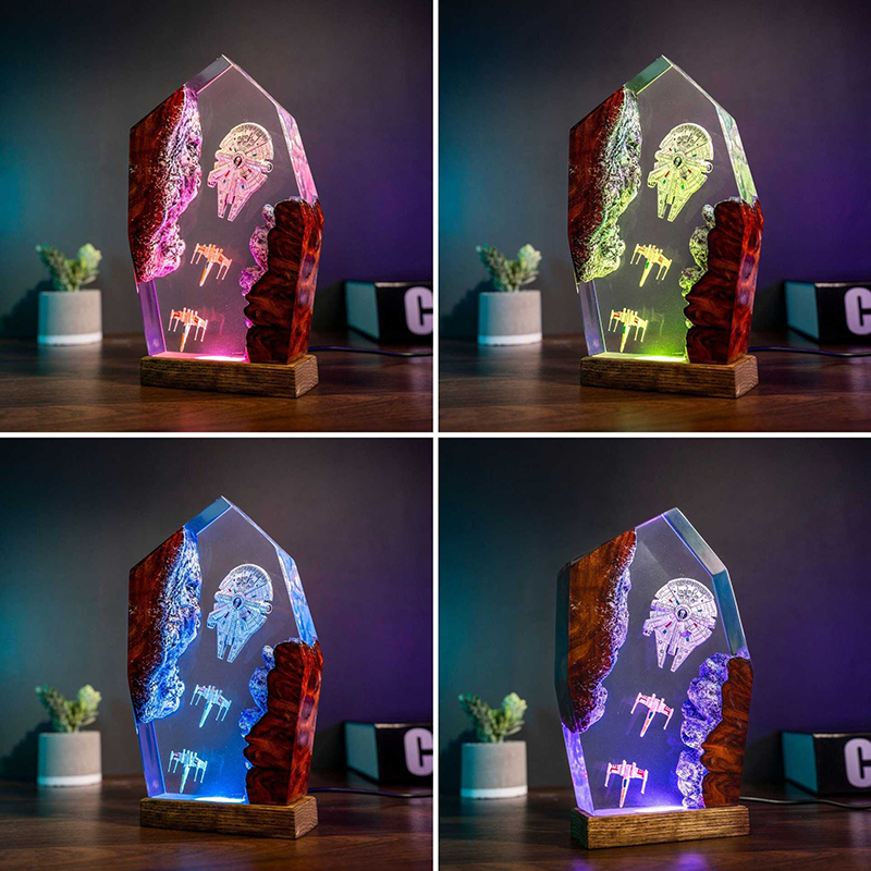 Table Resin Lamp Universe War  - Resin Art Toys 리뷰 및 가격