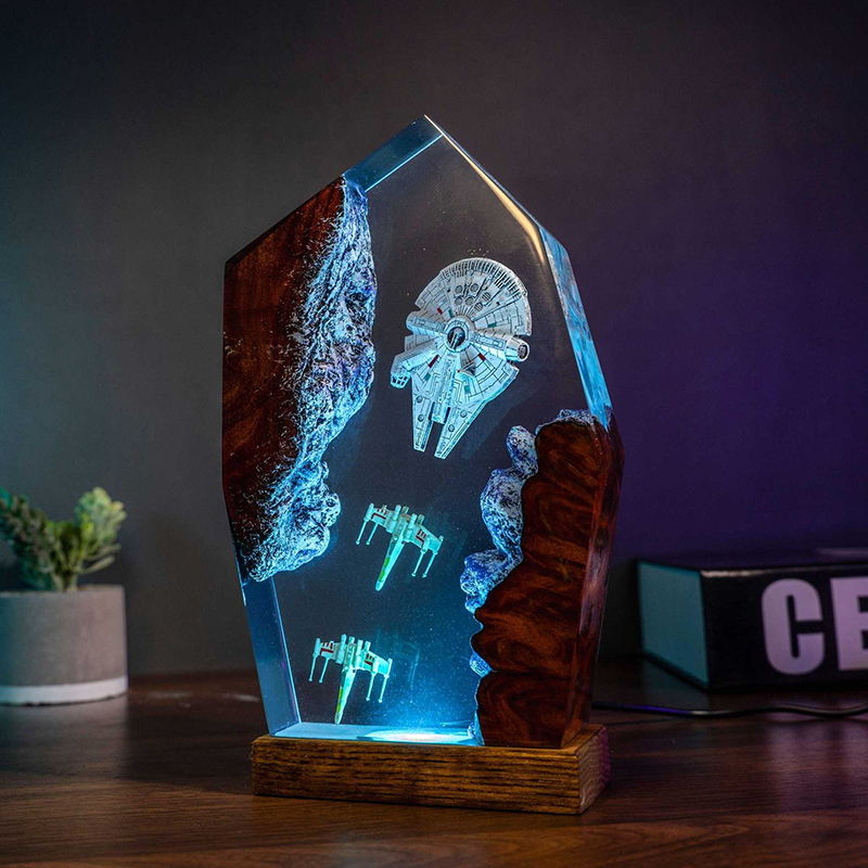 Table Resin Lamp Universe War  - Resin Art Toys 리뷰 및 가격