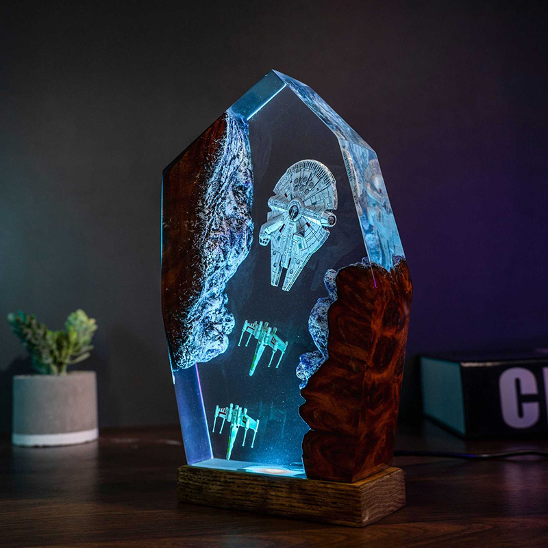 Table Resin Lamp Universe War  - Resin Art Toys 리뷰 및 가격
