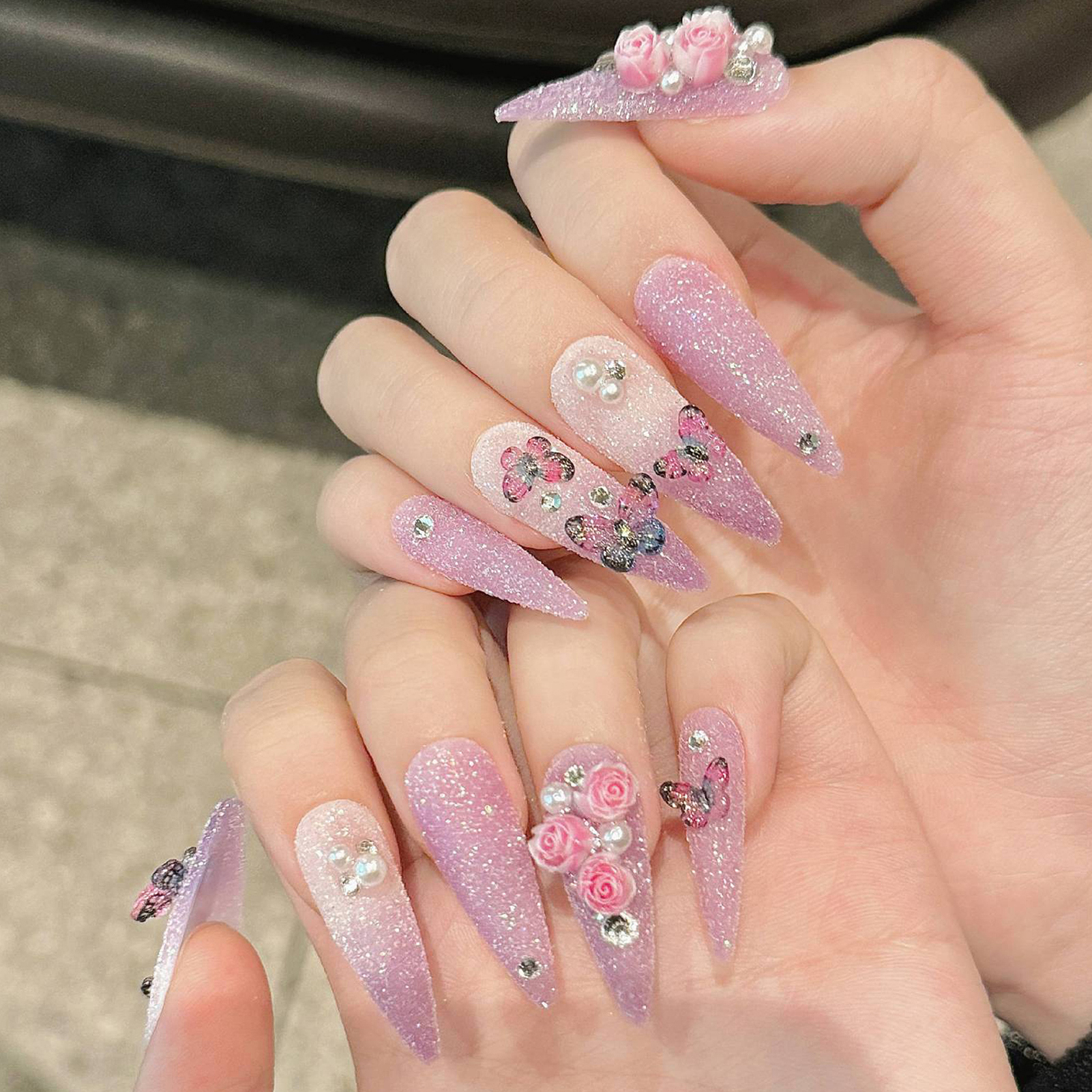 10pcs Long Stiletto Handmade F - Resin Art Materials 리뷰 및 가격