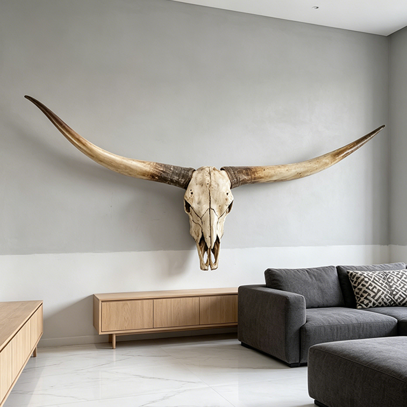 Large Resin Bull Head Statues  - Resin Art Hanging 리뷰 및 가격