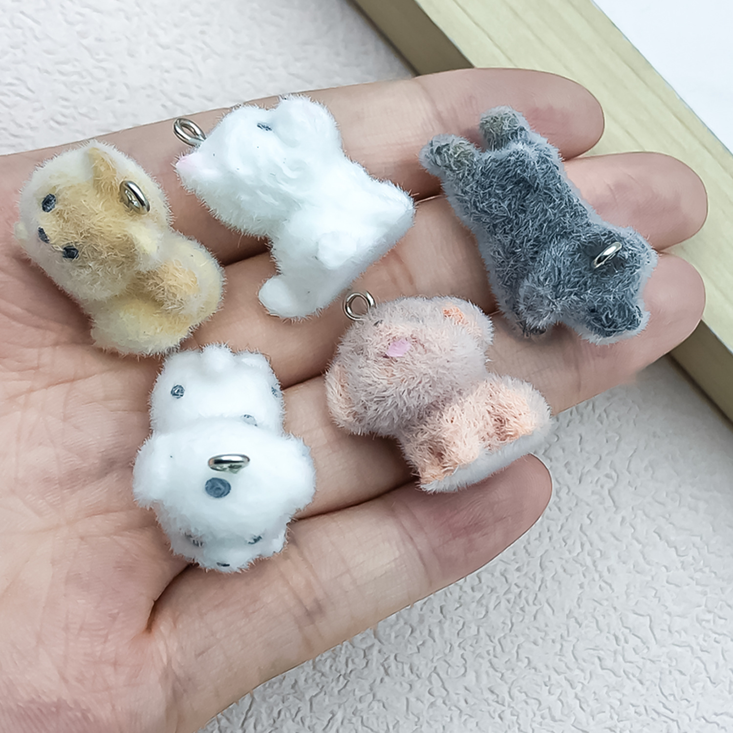 5pcs&1pc Flocked Resin Animal  - Resin Art Materials 리뷰 및 가격