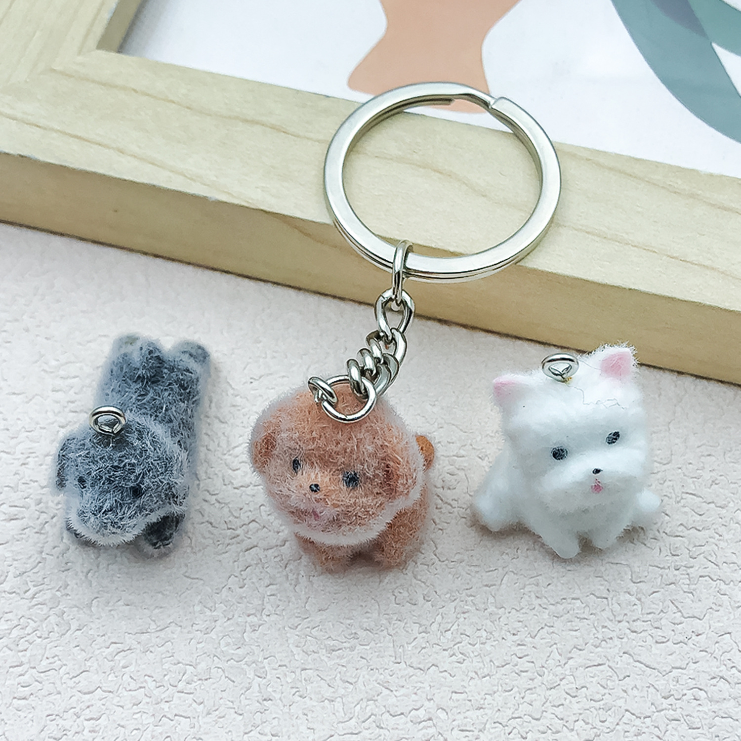 5pcs&1pc Flocked Resin Animal  - Resin Art Materials 리뷰 및 가격