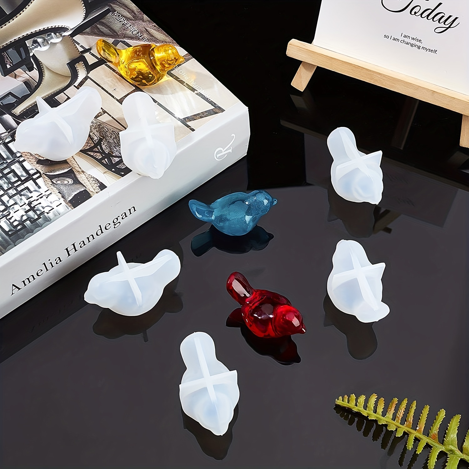 2-piece set of 3D bird silicon - Resin Art Table 리뷰 및 가격