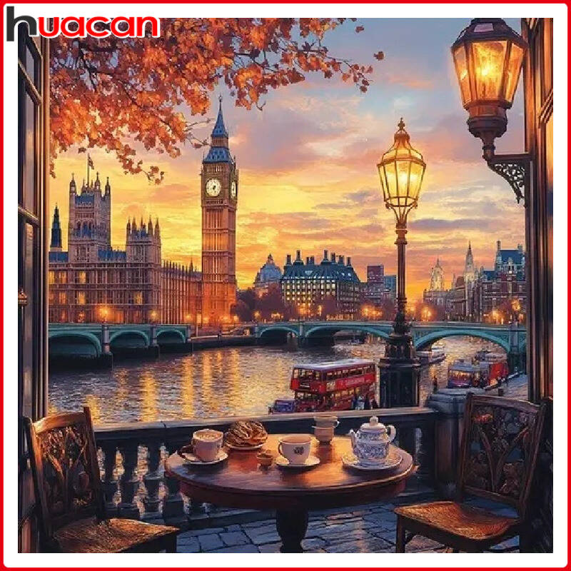 Huacan City Autumn Landscape D - Resin Art Wallpaper 리뷰 및 가격