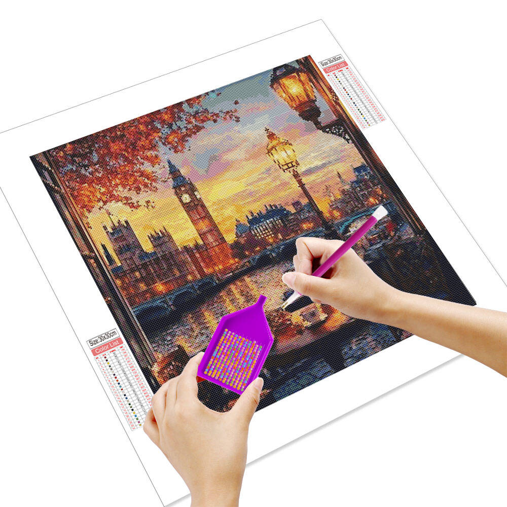 Huacan City Autumn Landscape D - Resin Art Wallpaper 리뷰 및 가격