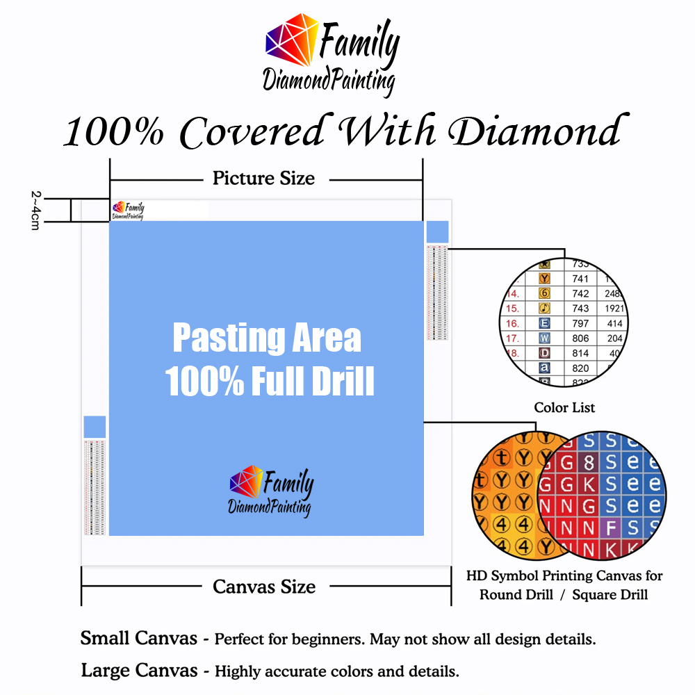 Diamond Painting Family Full F - Resin Art Painting 리뷰 및 가격