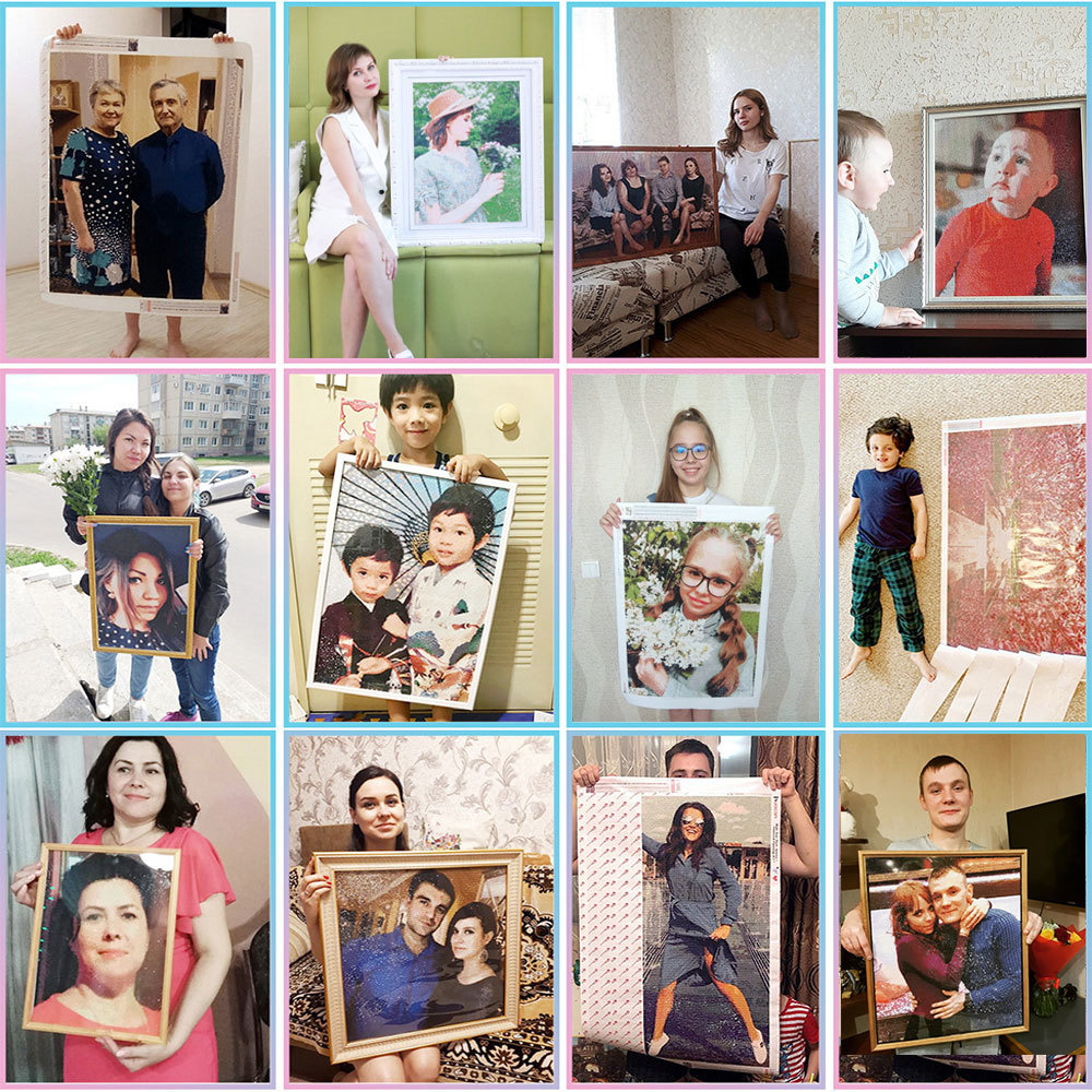 HUACAN Custom Photo Diamond Pa - Resin Art Wallpaper 리뷰 및 가격
