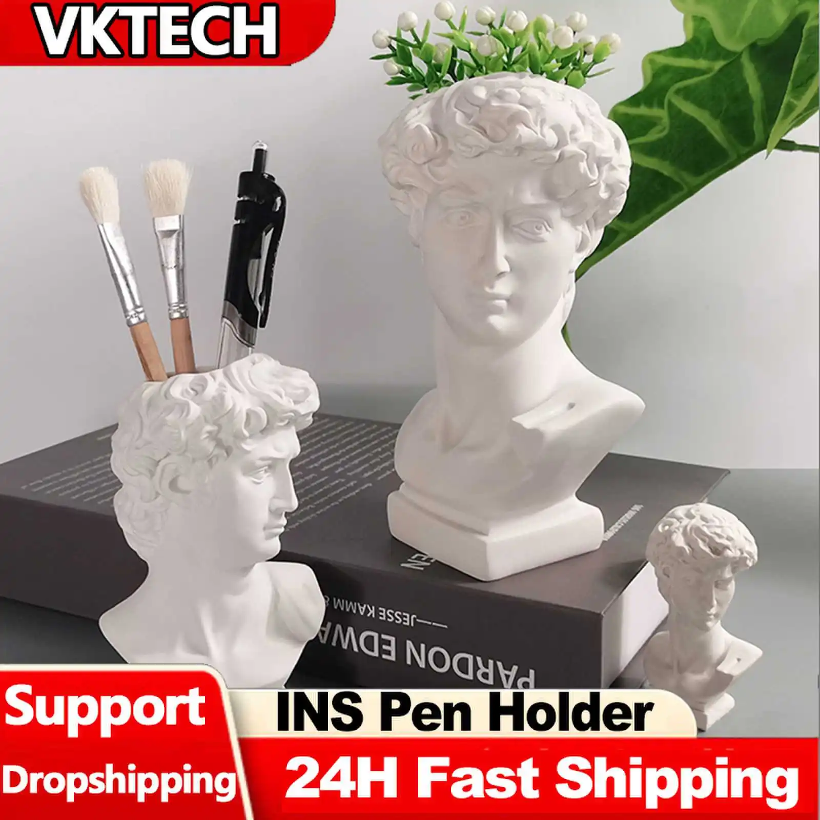 Creative Statue Pen Holder Scu - Resin Art Materials 리뷰 및 가격