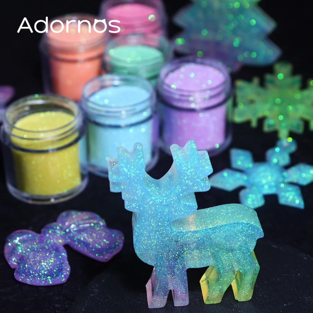 Iridescent Glitter Sugar Powde - Resin Dye Opaque 리뷰 및 가격