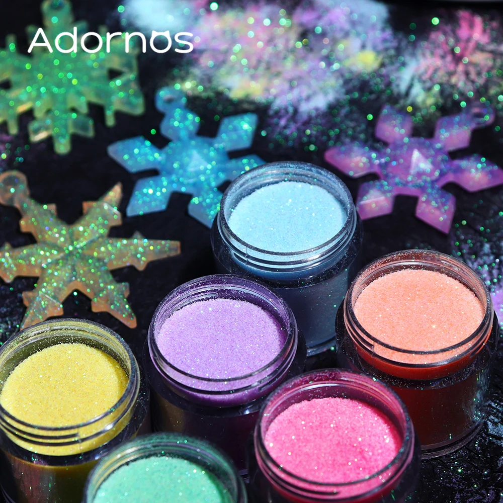 Iridescent Glitter Sugar Powde - Resin Dye Opaque 리뷰 및 가격