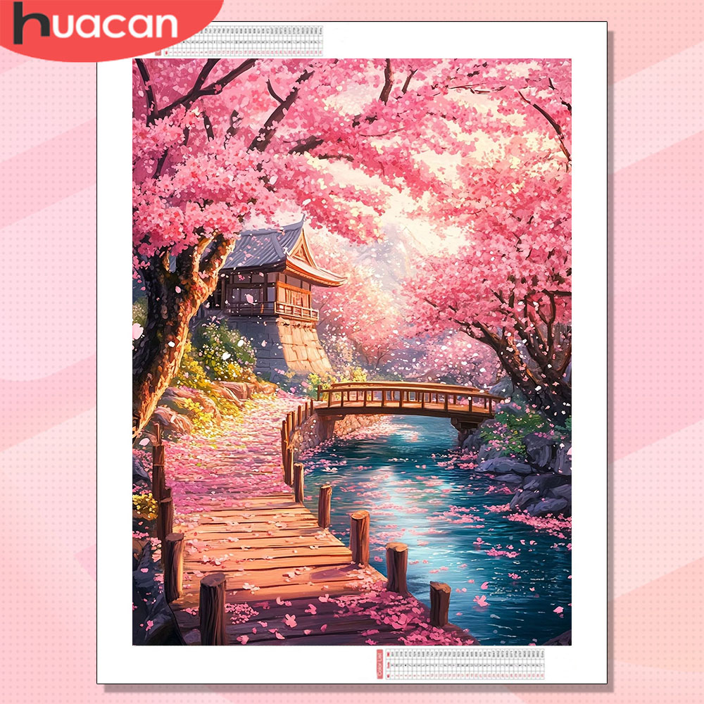HUACAN Diamond Art House Lands - Resin Art Wallpaper 리뷰 및 가격