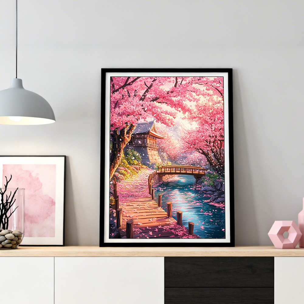 HUACAN Diamond Art House Lands - Resin Art Wallpaper 리뷰 및 가격