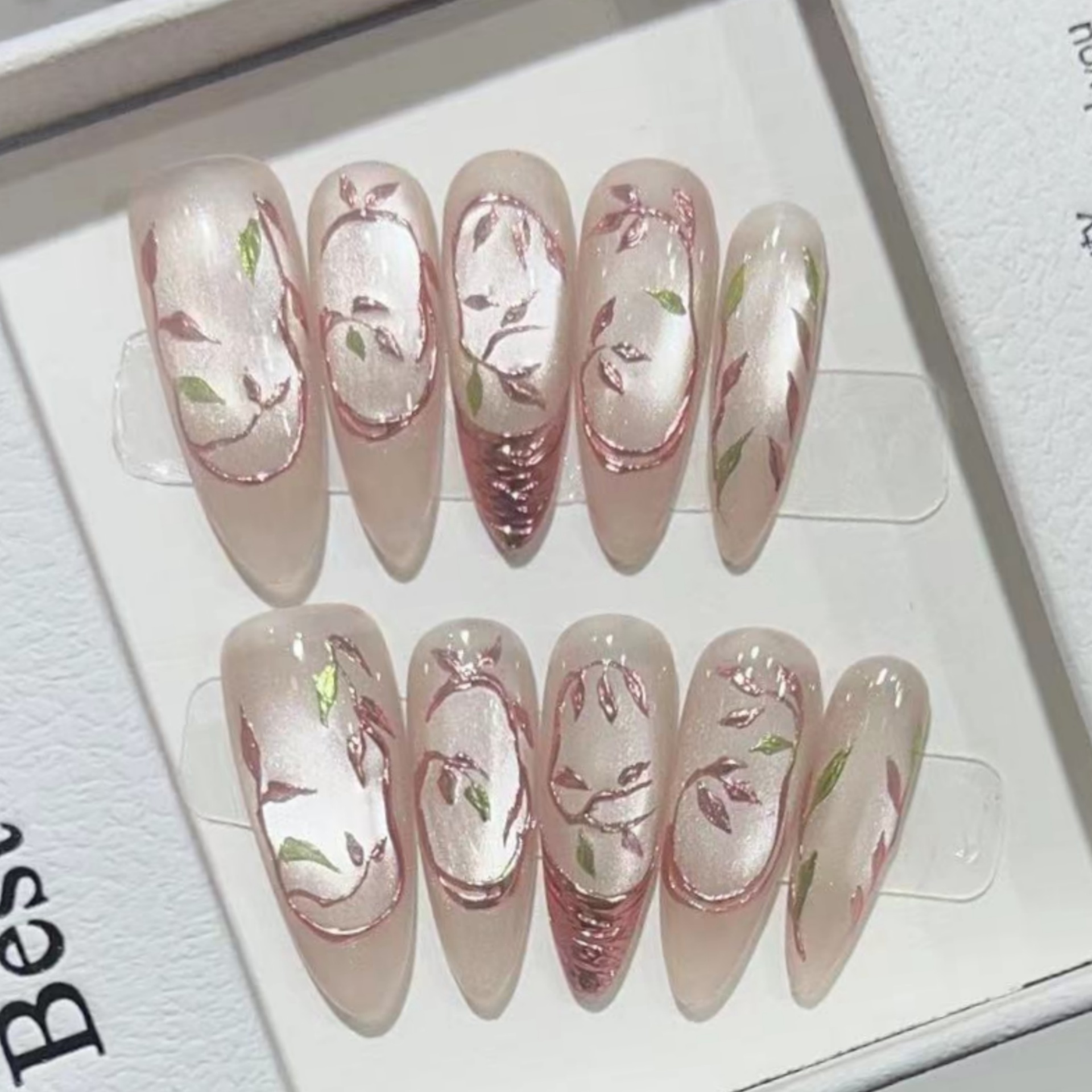 10pcs Blue Oval Handmade Fake  - Resin Art Design 리뷰 및 가격
