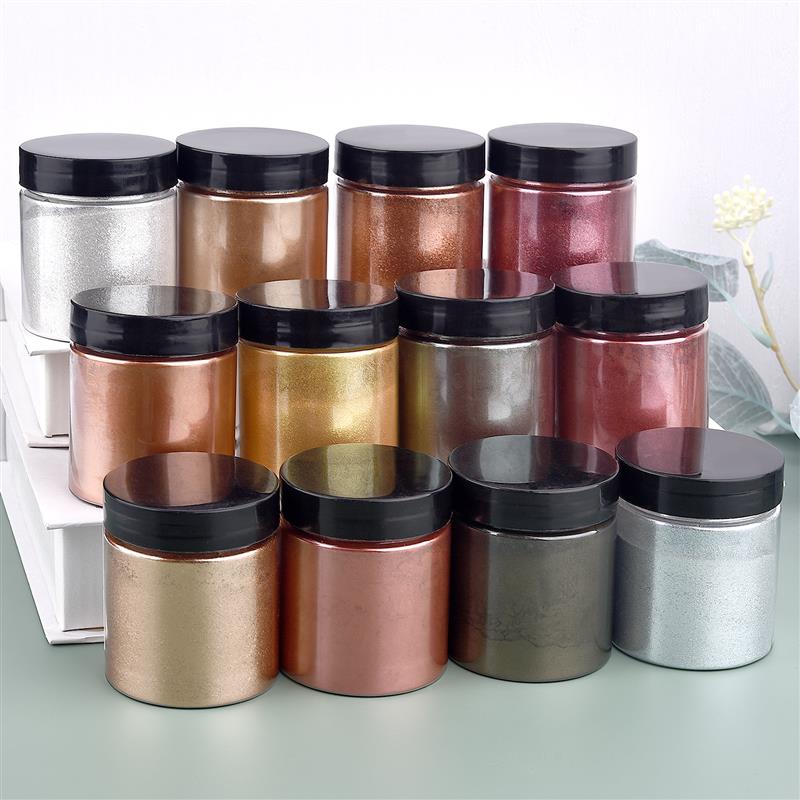 50g Shimmer Metallic Gold Silv - Resin Dye Opaque 리뷰 및 가격