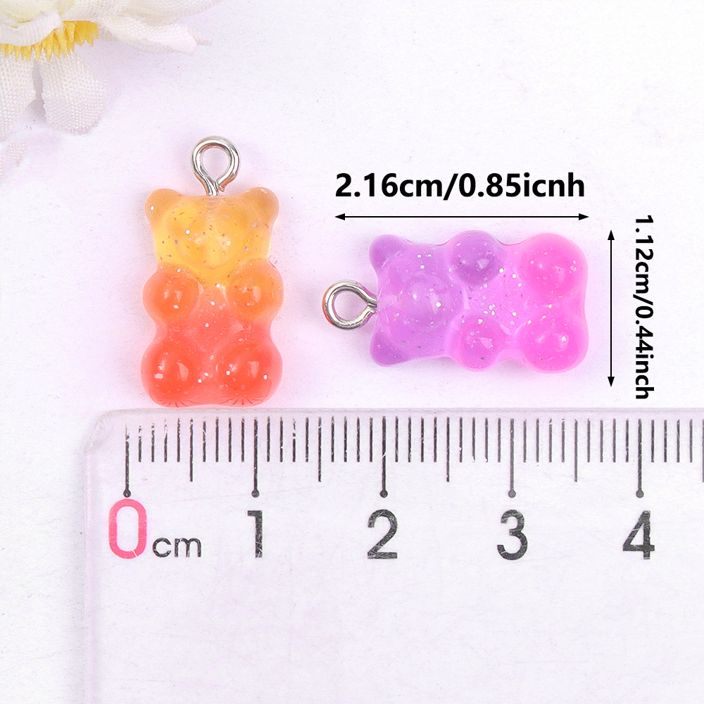 60pcs Dual Color Resin Bear Sh - Resin Art Materials 리뷰 및 가격