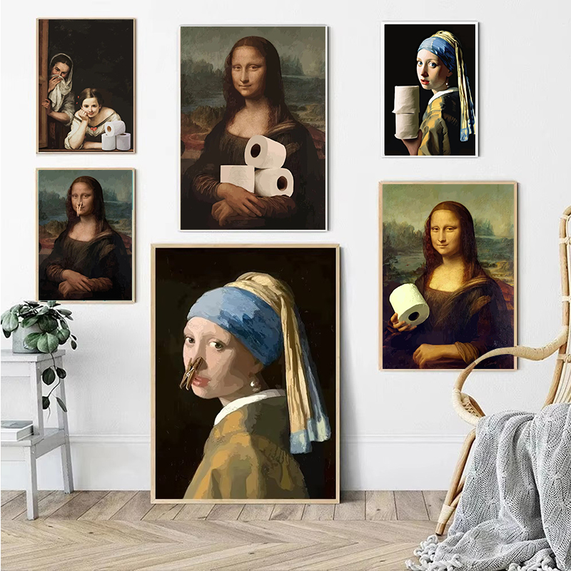 Funny Bathroom Toilet Poster M - Resin Art Wallpaper 리뷰 및 가격
