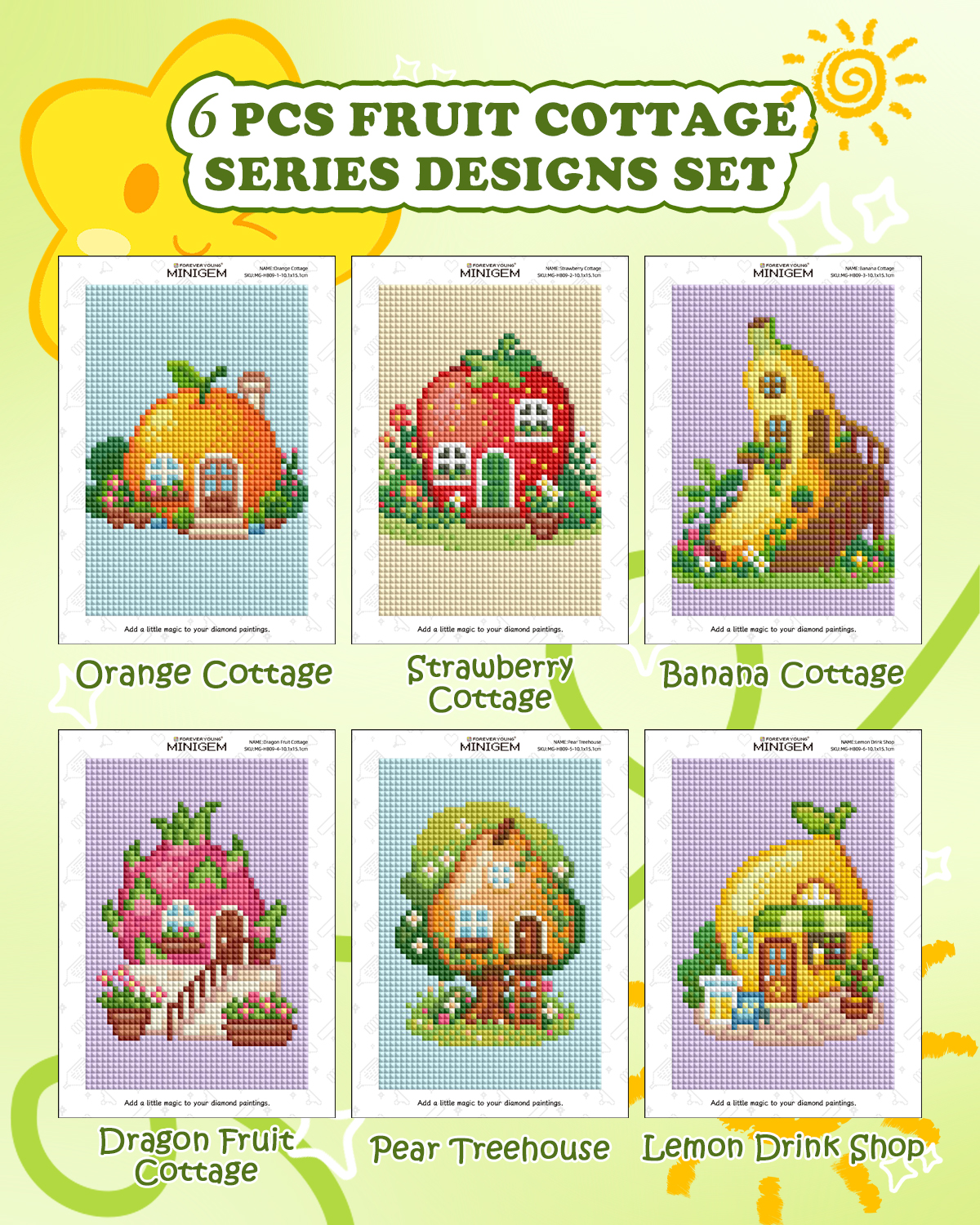 Forever Young Minigem 6PCS Fru - Resin Art Kits For Adults 리뷰 및 가격