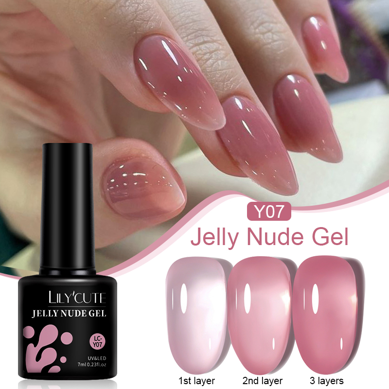 LILYCUTE 7ML Jelly Pink Nude G - Resin Dye Opaque 리뷰 및 가격