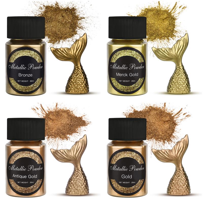 20 Ml Shimmer Metallic Gold Si - Resin Dye Opaque 리뷰 및 가격
